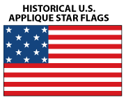 Historical U.S. Applique Flags