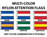 Multi-Color Attention Flags