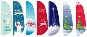 Holiday Feather Flag 10 ft